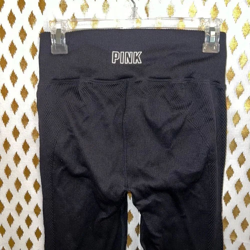 PINK active Victoria’s Secret ribbed lounge pants leggings size S